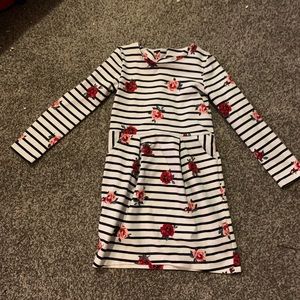 H&M long sleeve pleated dress nwot